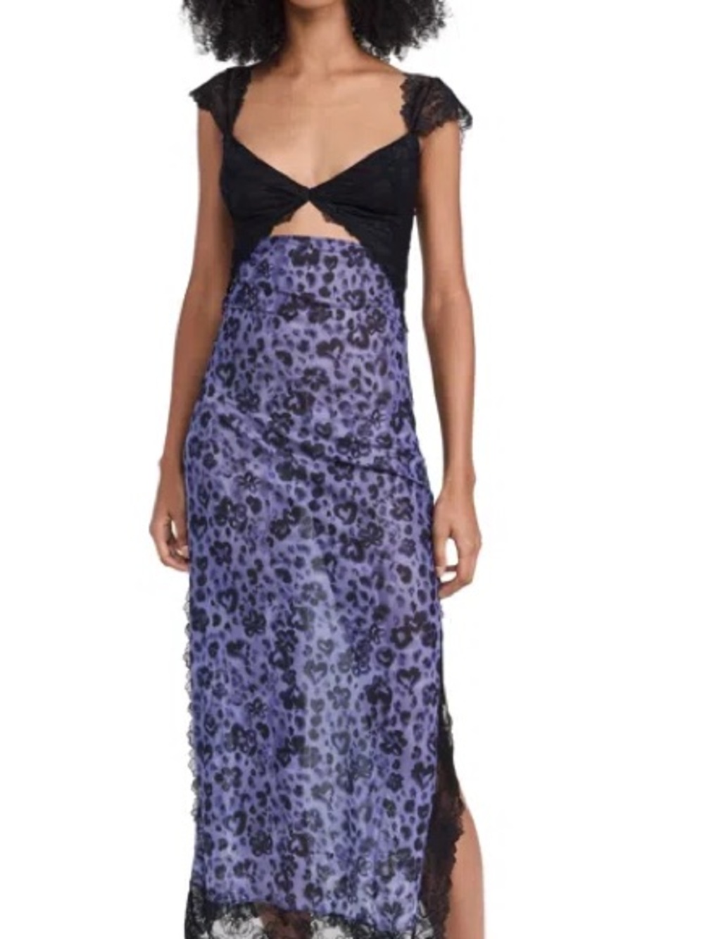 Free People Suddenly Fine Maxi Dress Purple